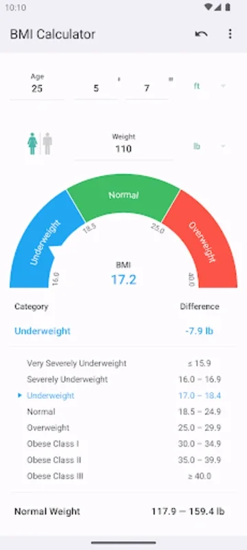 BMI Calculator for Android - Download the APK from AppHuts