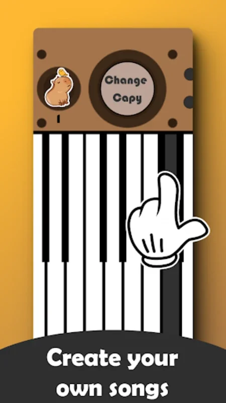 Capybara Piano for Android - Unique Musical Experience