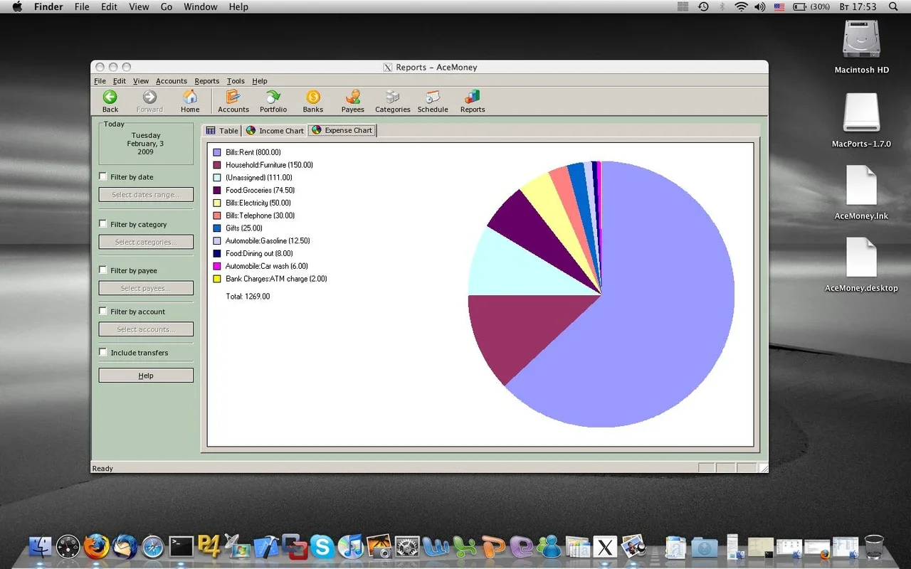 AceMoney for Mac - Manage Personal Finances Easily