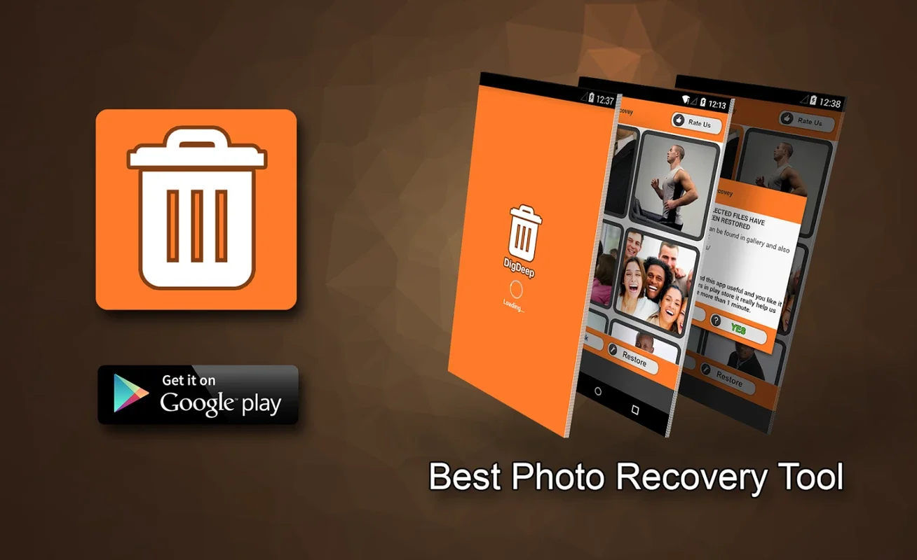 DigDeep for Android: Recover Deleted Images Easily