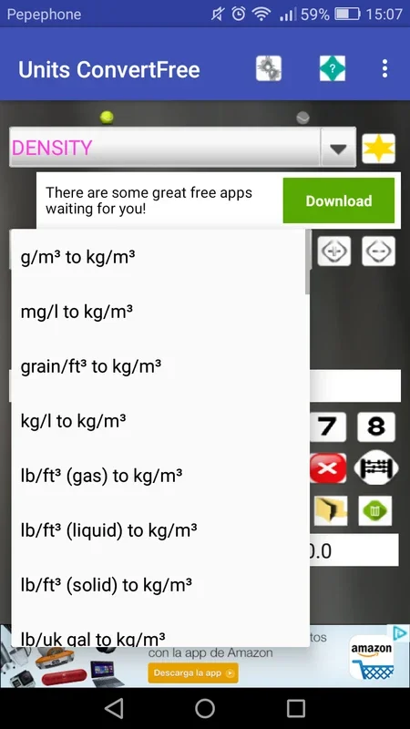 Unit Conversions Eng Free for Android - Efficient Converter