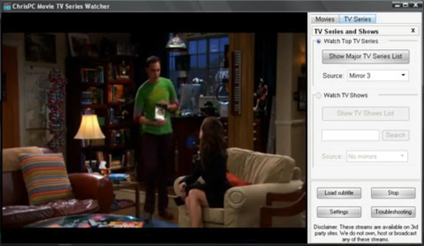 ChrisPC Movie TV Series Watcher for Windows - Stream Your Favorites
