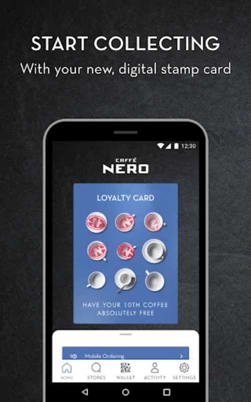 Caffè Ne‪ro for Android - Secure In-Store Payments & Loyalty