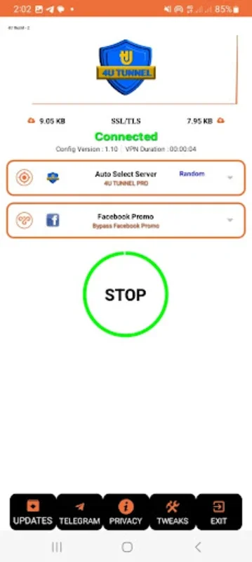 4U TUNNEL PRO for Android - Secure High-Speed VPN