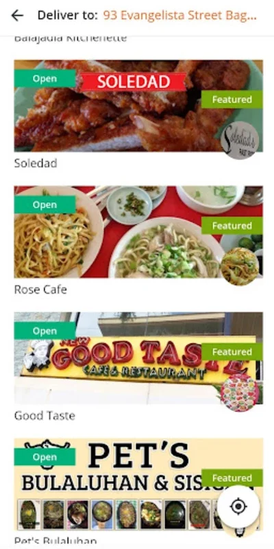 When In Baguio Eat for Android - Delicious Baguio Cuisine at Your Fingertips