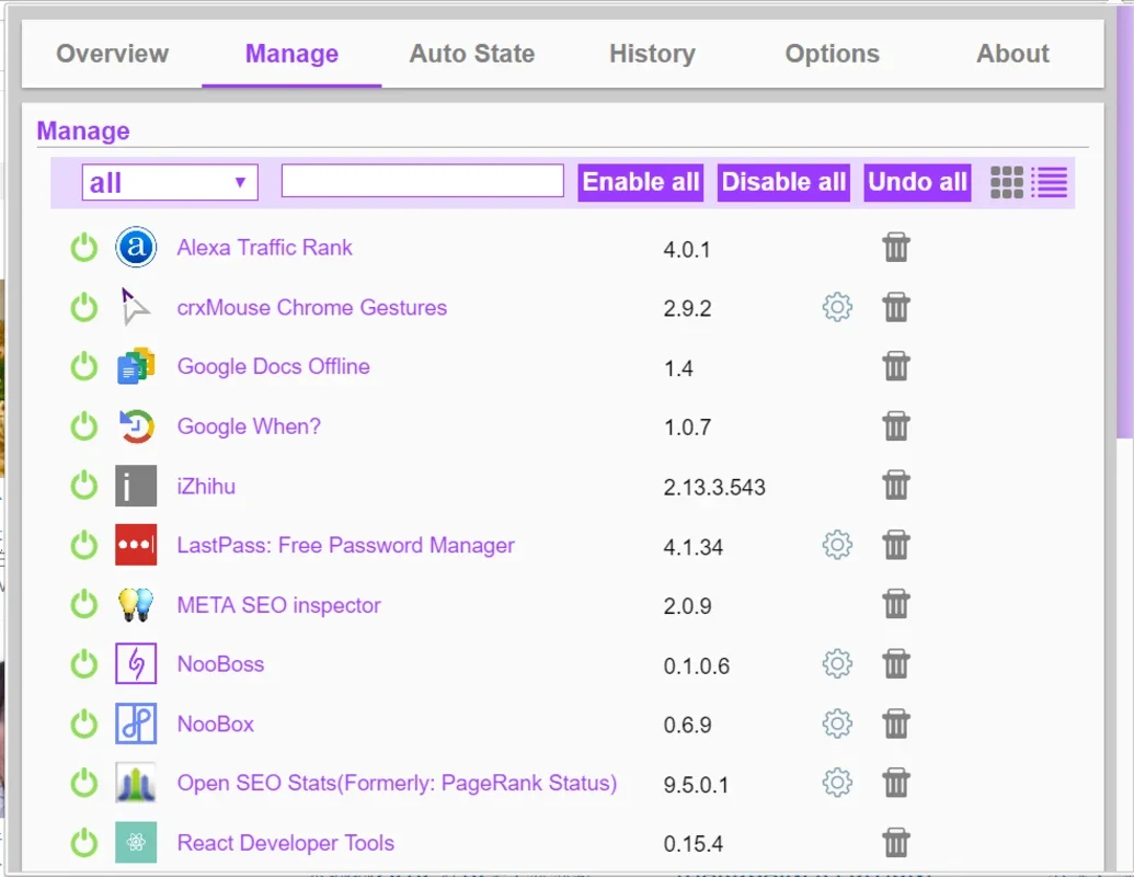 NooBoss for Windows - Manage Chrome Extensions Easily