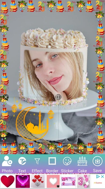 Photo On Cake for Android: Create Fun Photo Montages