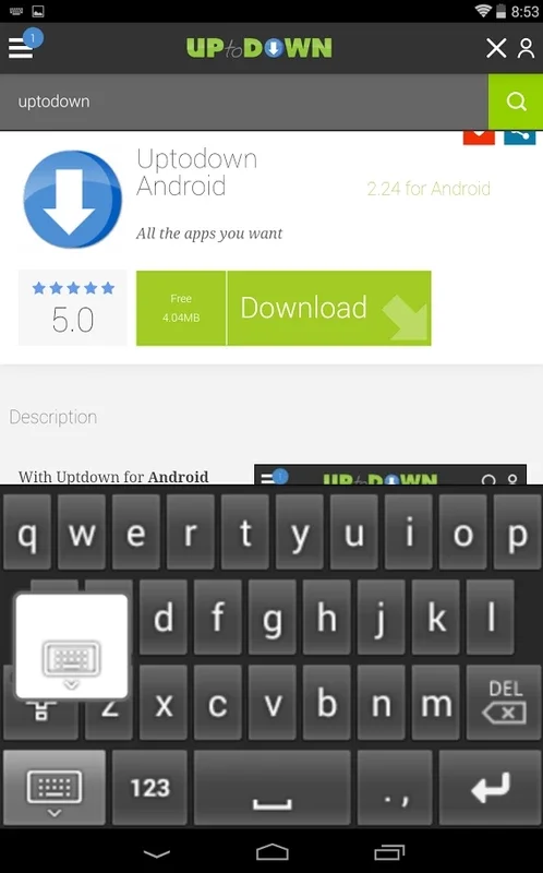 Big Old Keyboard for Android: Large Buttons for Easy Typing