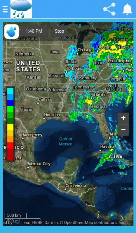 Radar Meteorológico y Seguimiento de Tormentas for Android: Track Storms