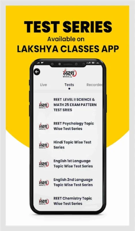 Lakshya Classes Udaipur for Android - Comprehensive Exam Prep