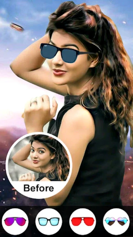 Sunglasses Photo Editor for Android - Stylish Photo Editing