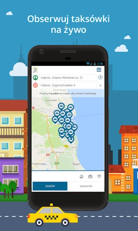 Merc Taxi Gdynia for Android - Hassle-Free Rides