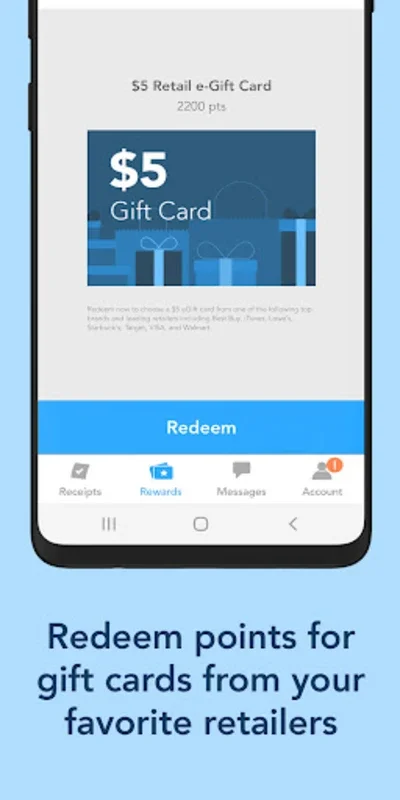 ReceiptPal for Android - Earn Free Gift Cards & Cash Rewards