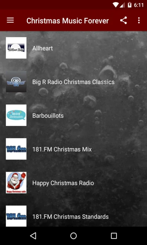 Christmas Music Forever for Android - Enjoy Festive Tunes