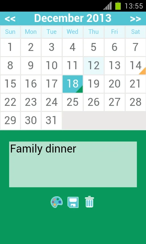 Calendar Monthly for Android - Manage Events with Ease