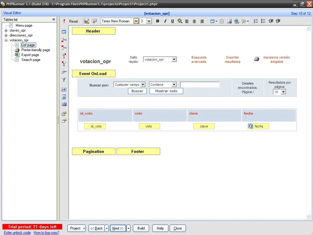 PHP Runner for Windows: Streamline Database Management with Automated Web Page Generation