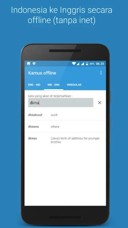 Kamus Offline for Android: Enhance Your Language Skills