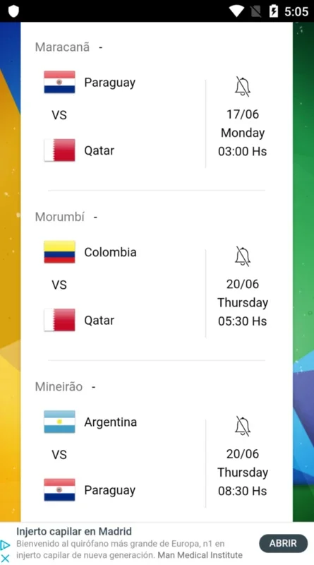 Fixture Brazil 2019 for Android - Copa América Info Hub