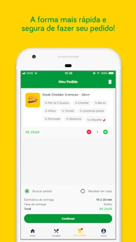 Subway Go for Android: Streamlined Food Ordering