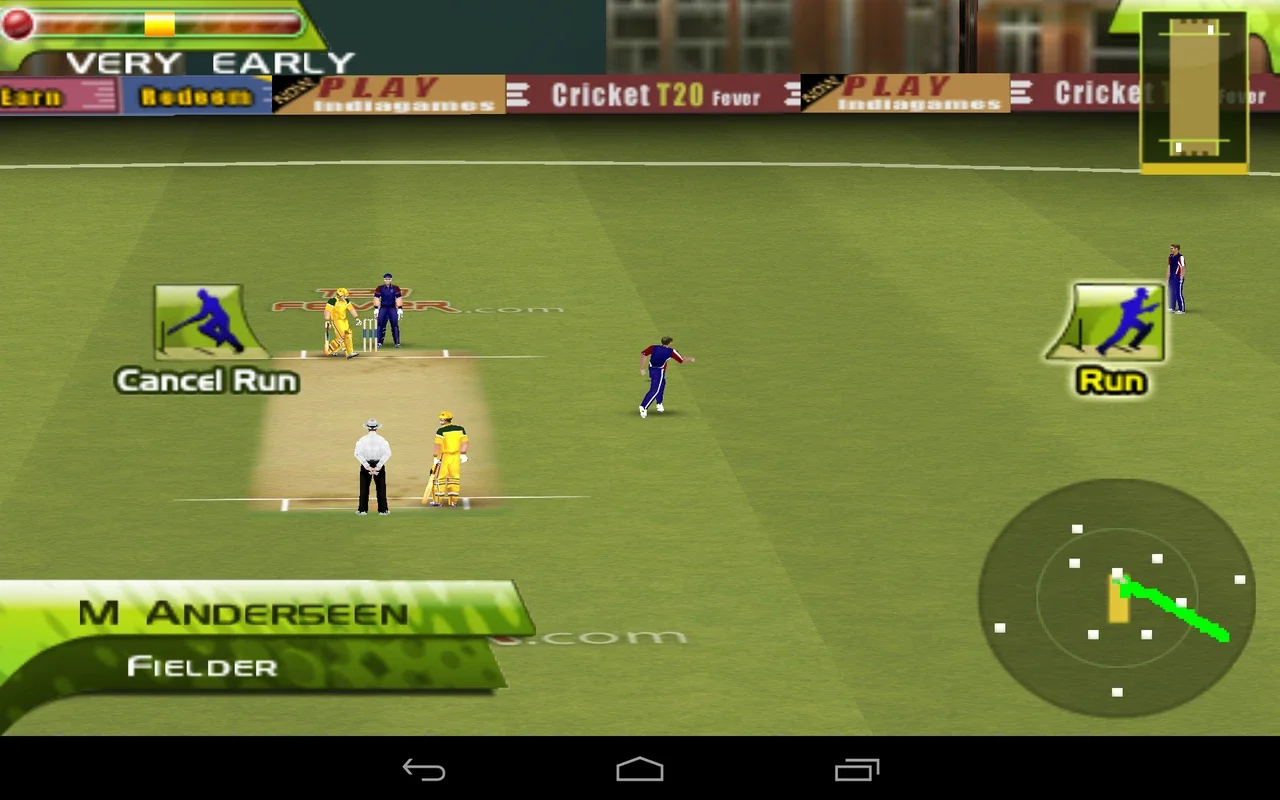 Cricket T20 Fever 3D for Android - Enjoy 3D Cricket Action