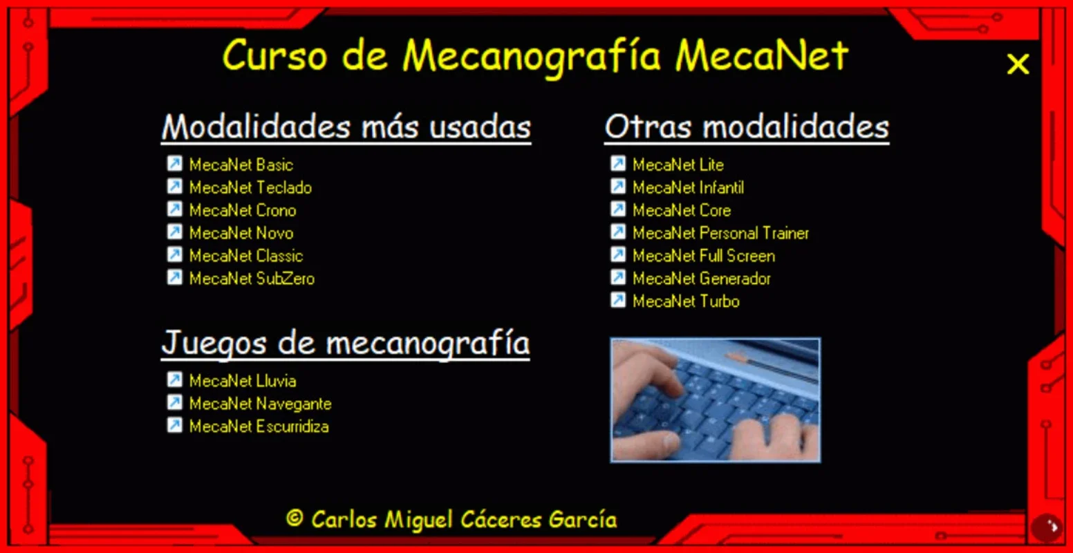 MecaNet for Windows - A Great Typing Course