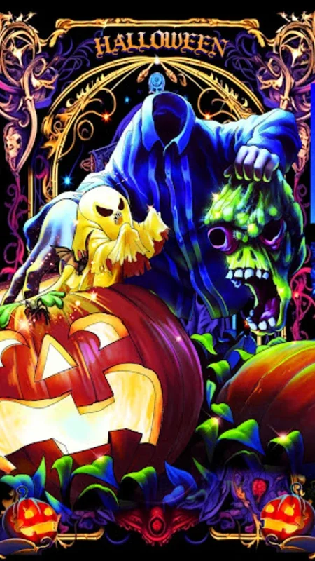 Halloween Color by Number for Android - Relax with Romantic Images