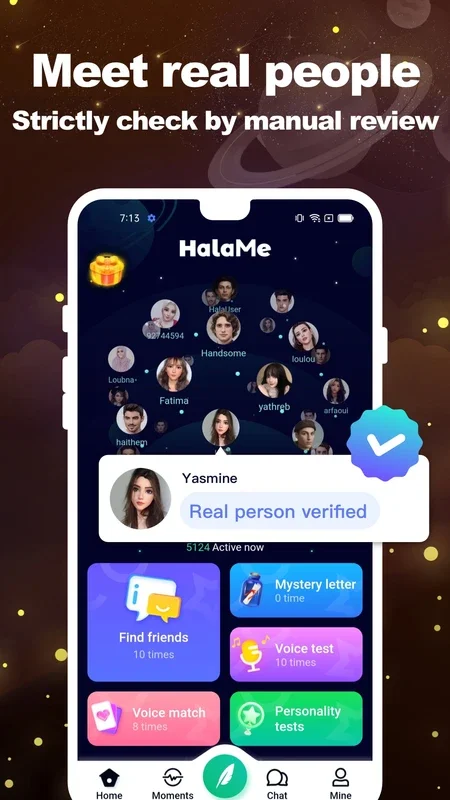 HalaMe for Android - Connect with Real Friends Safely