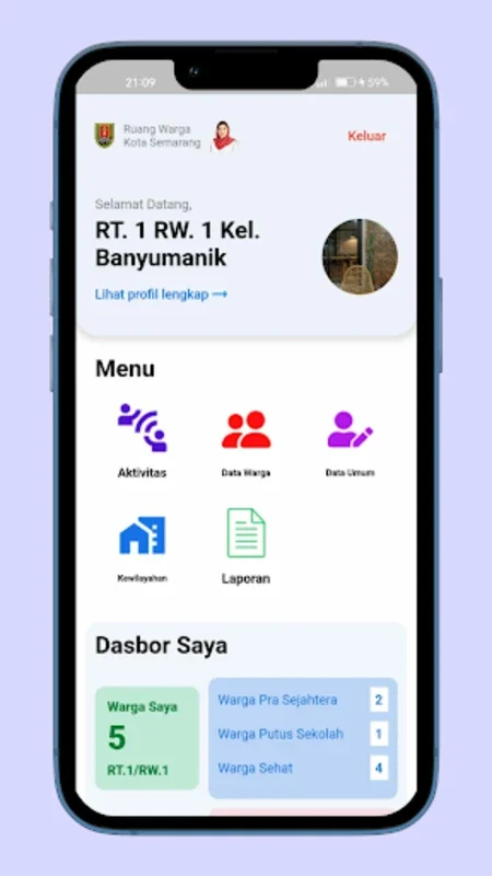 Ruang Warga for Android - Streamline Community Leader Evaluations