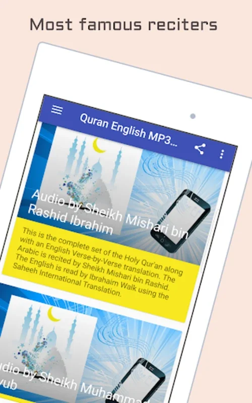 Quran English MP3 & ebook for Android - Enhance Your Spiritual Journey