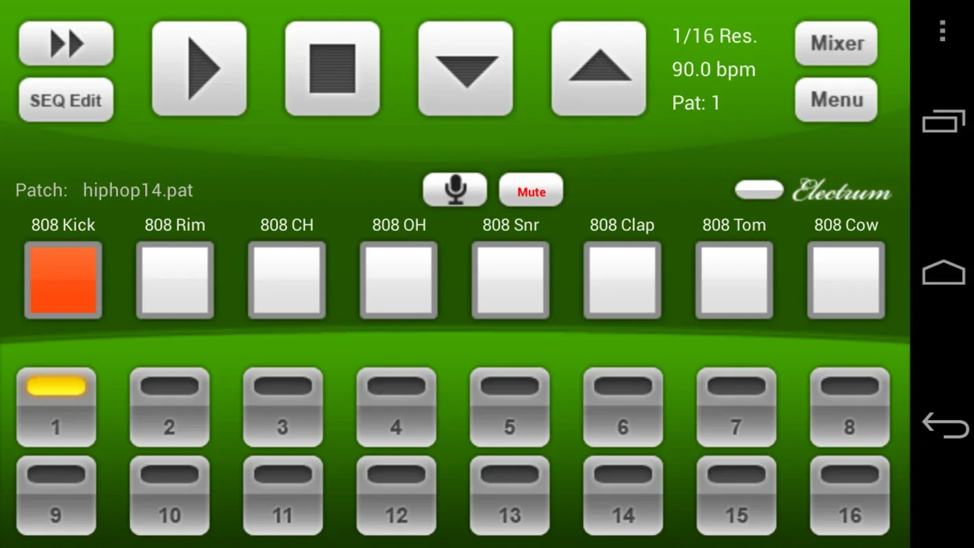 Electrum Drum Machine DEMO for Android: Unleash Your Creativity