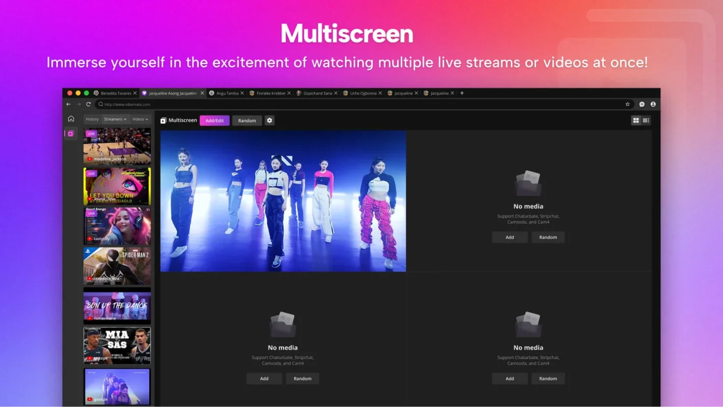 VibeMate Browser for Mac: Multi - Window Video Viewing