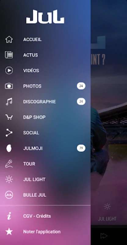 JUL Officiel for Android: Exclusive Content Galore