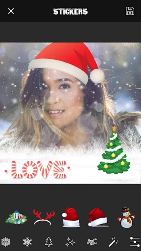 Snowfall Photo Effect for Android - Create Snowy Photos