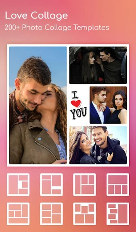 Love Collage, Love Photo Frame for Android - Express Your Love