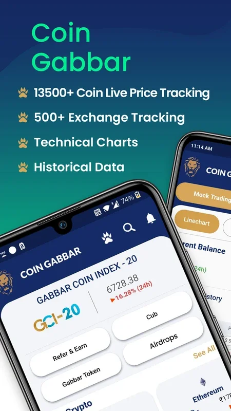 Coin Gabbar for Android: Comprehensive Crypto App