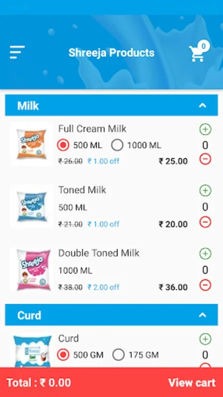 Shreeja Milk for Android - Quality Dairy Platform