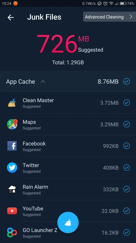 Space Cleaner for Android: Optimize Performance