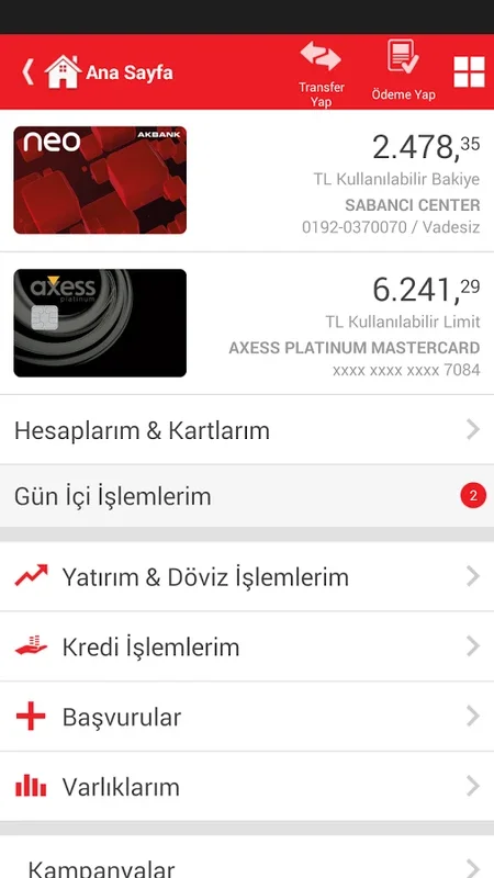 Akbank Direkt for Android - Streamlined Mobile Banking