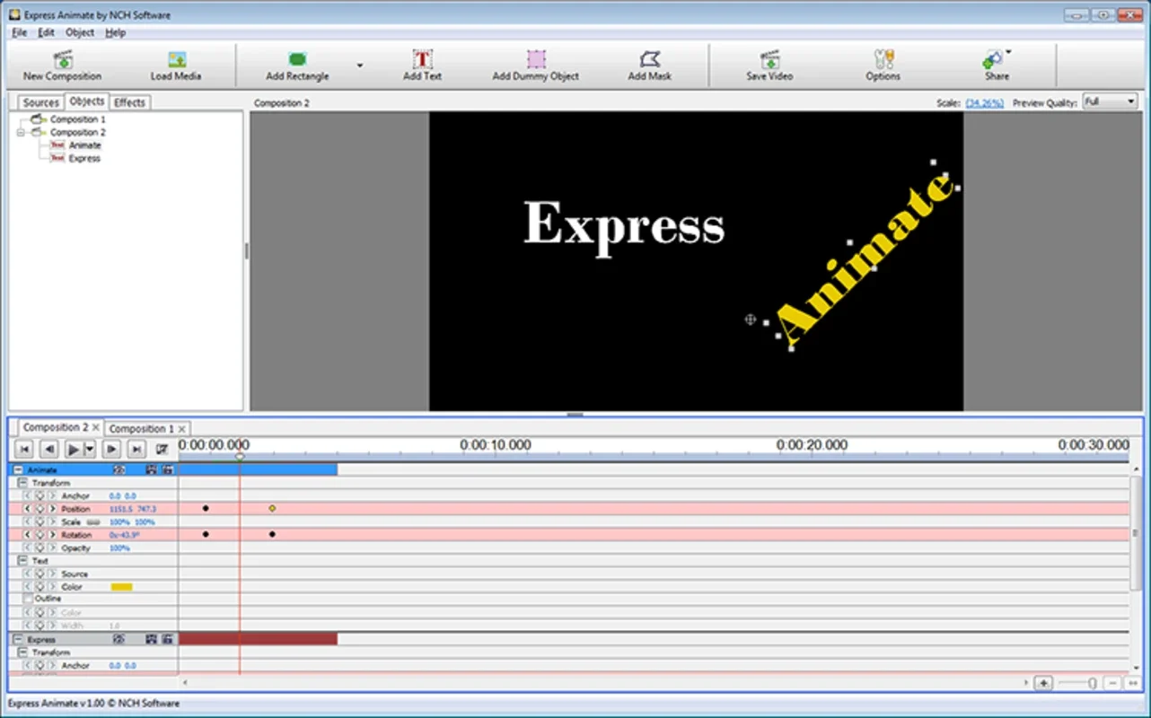 Express Animate Free Animation Software for Windows - No Download Required