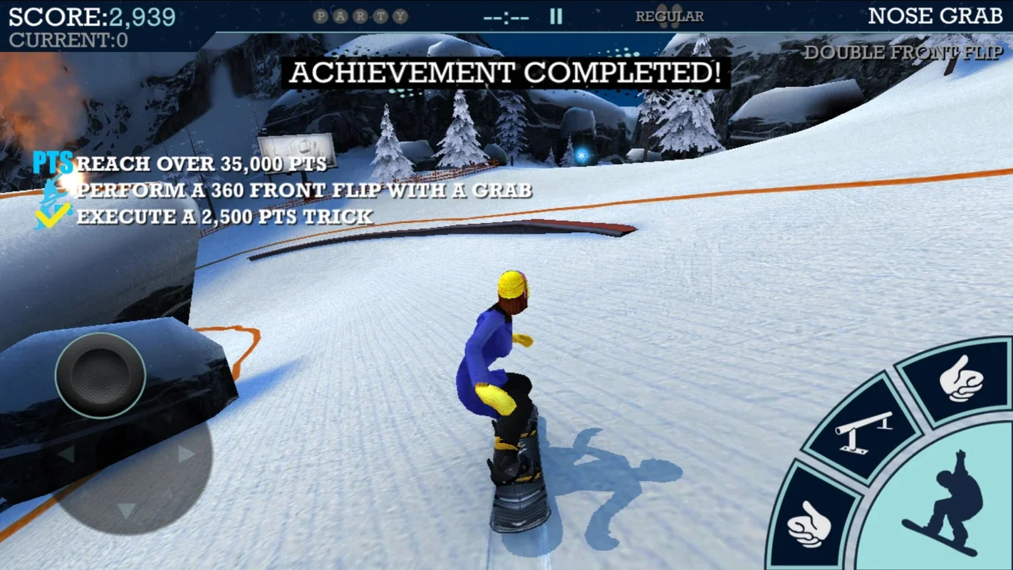 Snow Party for Android - Thrilling Snowboarding Experience