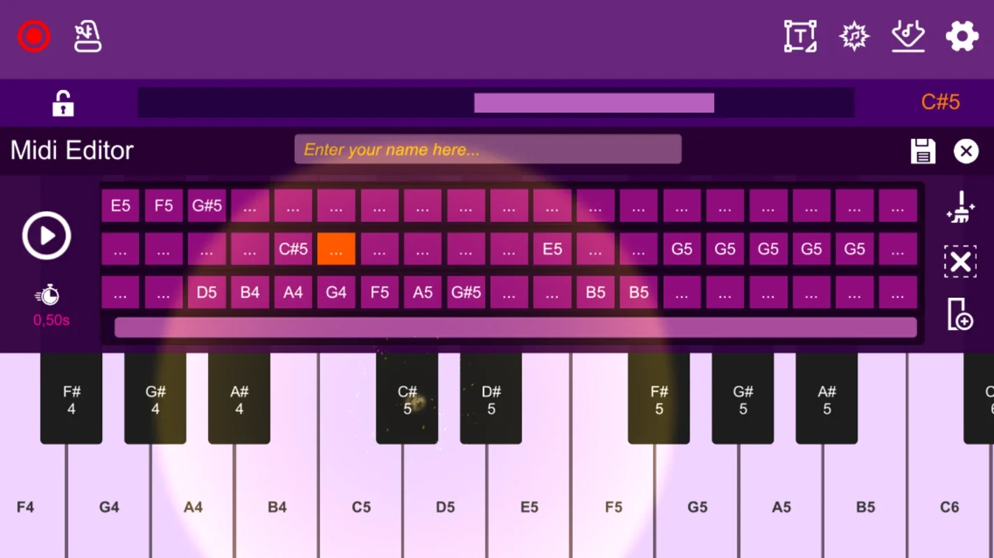 Editora de piano midi for Android - Unleash Your Creativity