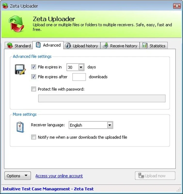 Zeta Uploader for Mac - Efficient File Transfer