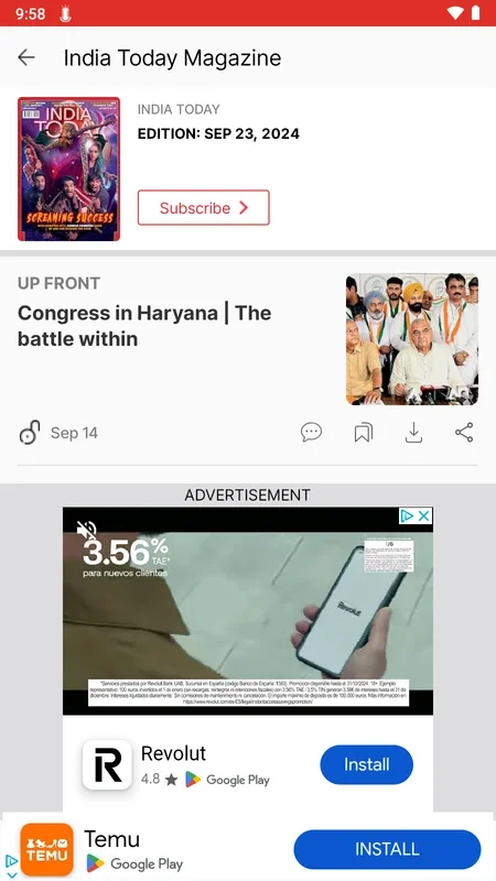 IndiaToday for Android - Stay Informed with Comprehensive News