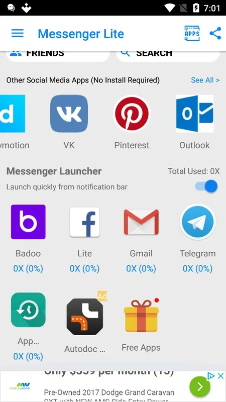 Messenger Pro Lite for Messages for Android: Unify Your Messaging