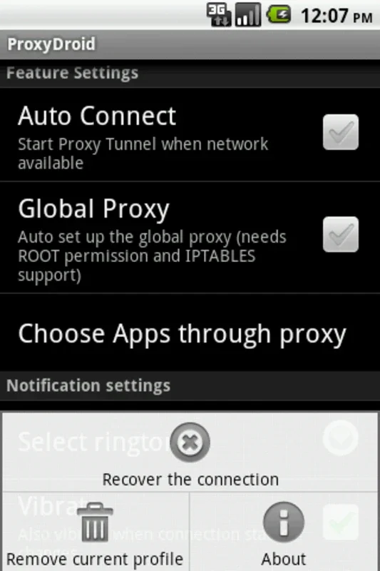 ProxyDroid: Secure and Versatile Proxy for Android