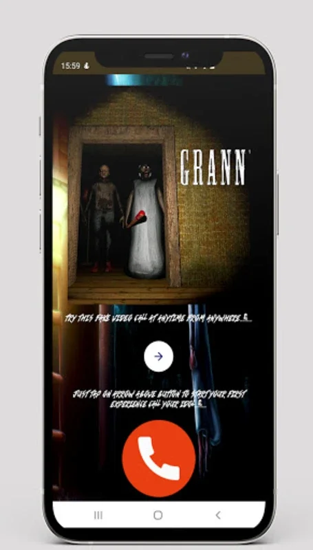 Creepy Granny for Android: Spooky Prank Call Fun