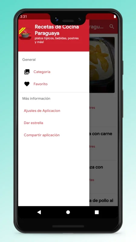 Paraguayan Recipes - Food App for Android: Diverse Cuisine