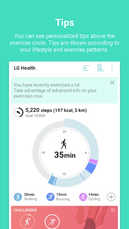 LG Health for Android - Track Your Physical Activity