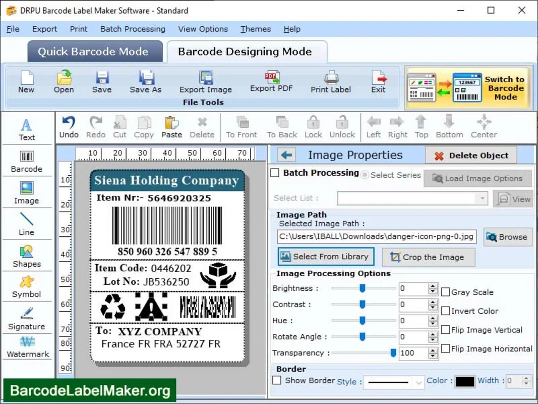 Standard Barcode Label Maker for Windows: Efficient Label Creation