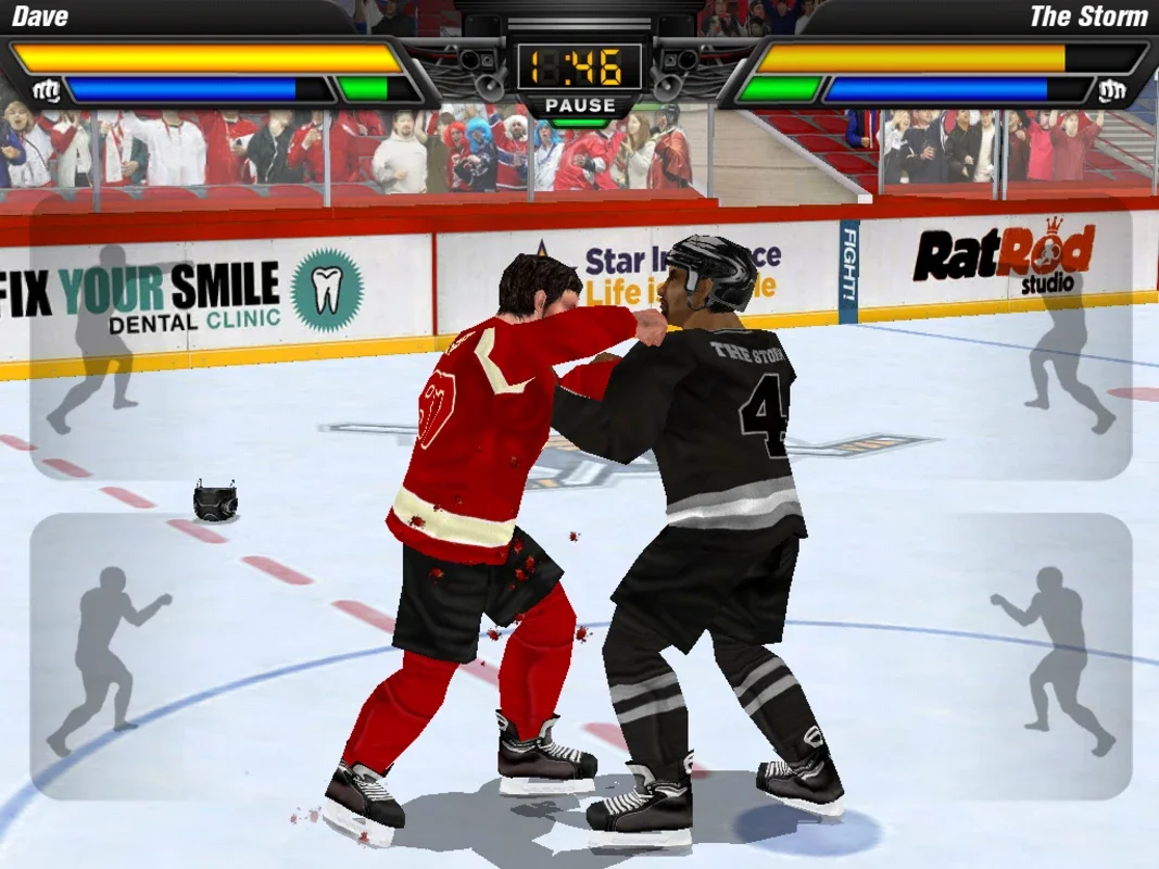 Hockey Fight Lite for Android - Intense Hockey Combat